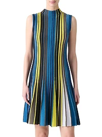 Striped Sleeveless Knit Dress
