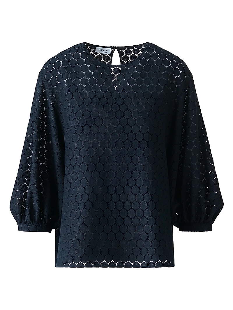 Dot Lace Blouse