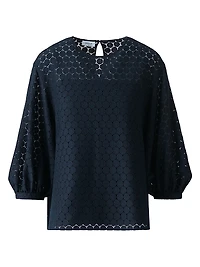 Dot Lace Blouse