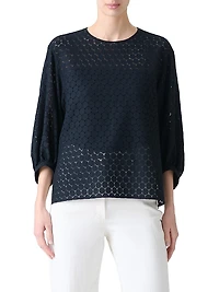 Dot Lace Blouse