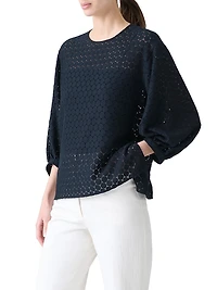 Dot Lace Blouse