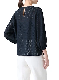 Dot Lace Blouse
