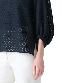 Dot Lace Blouse