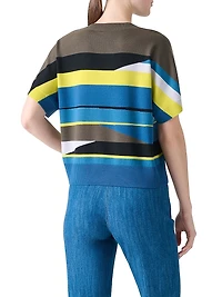 Colorblock Wool Sweater