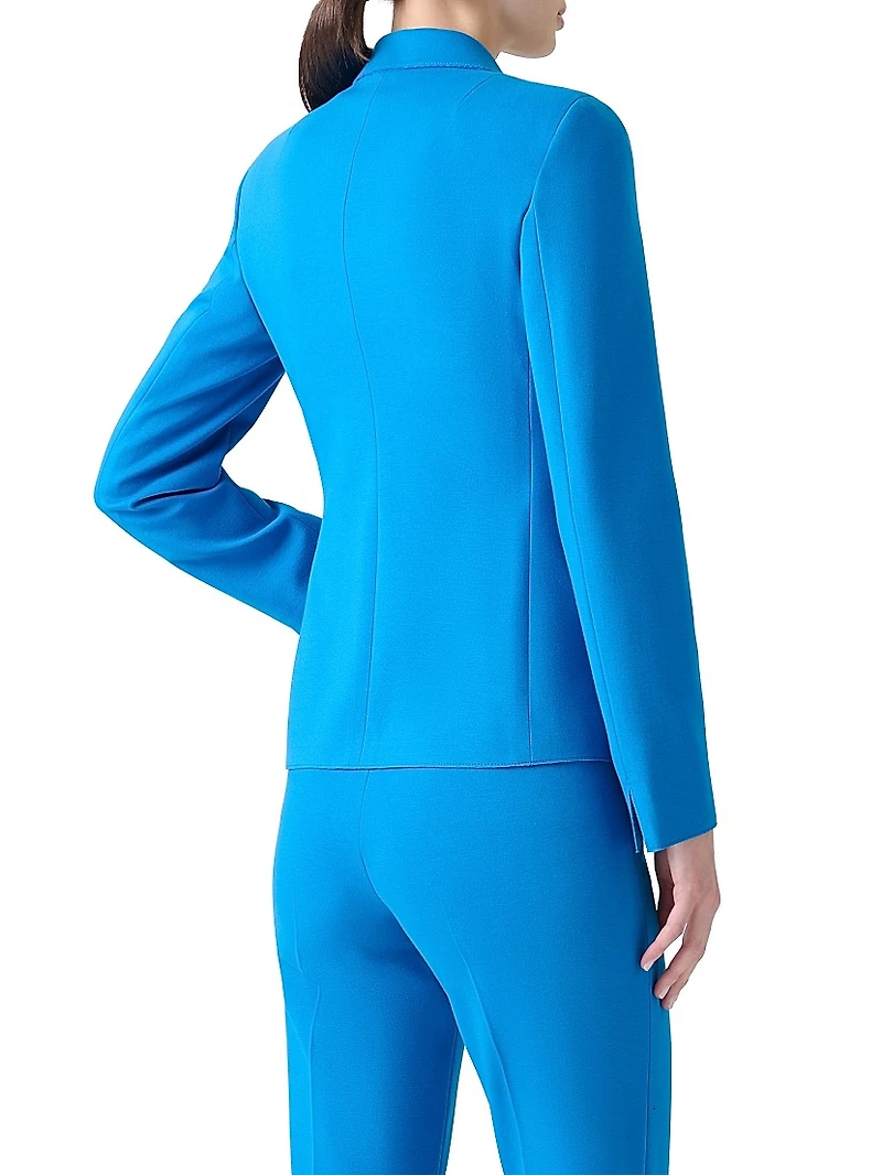 Jersey One-Button Blazer