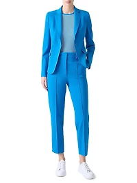 Jersey One-Button Blazer