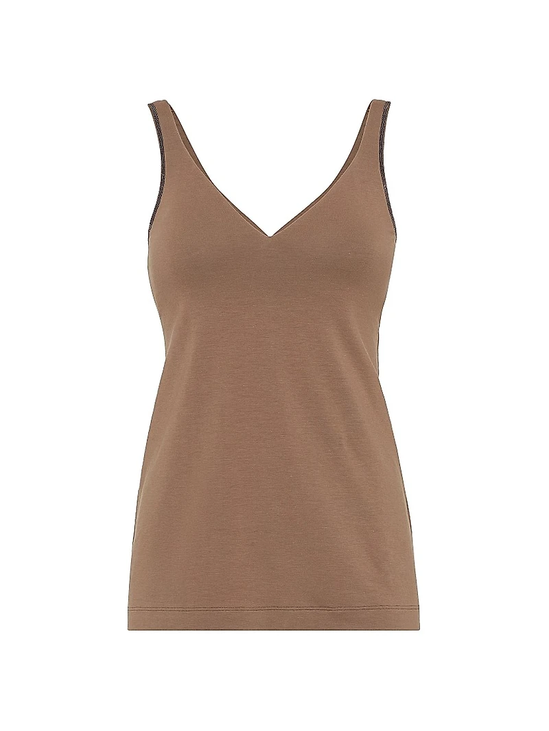 Stretch Cotton Jersey Top