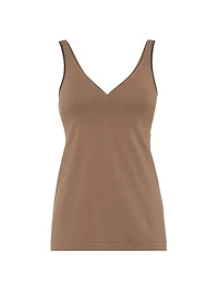 Stretch Cotton Jersey Top