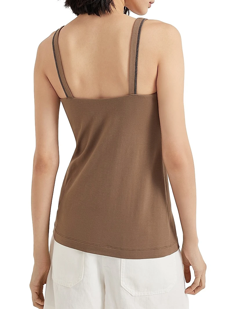 Stretch Cotton Jersey Top