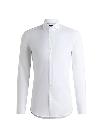 Slim Fit Shirt Structured Cotton