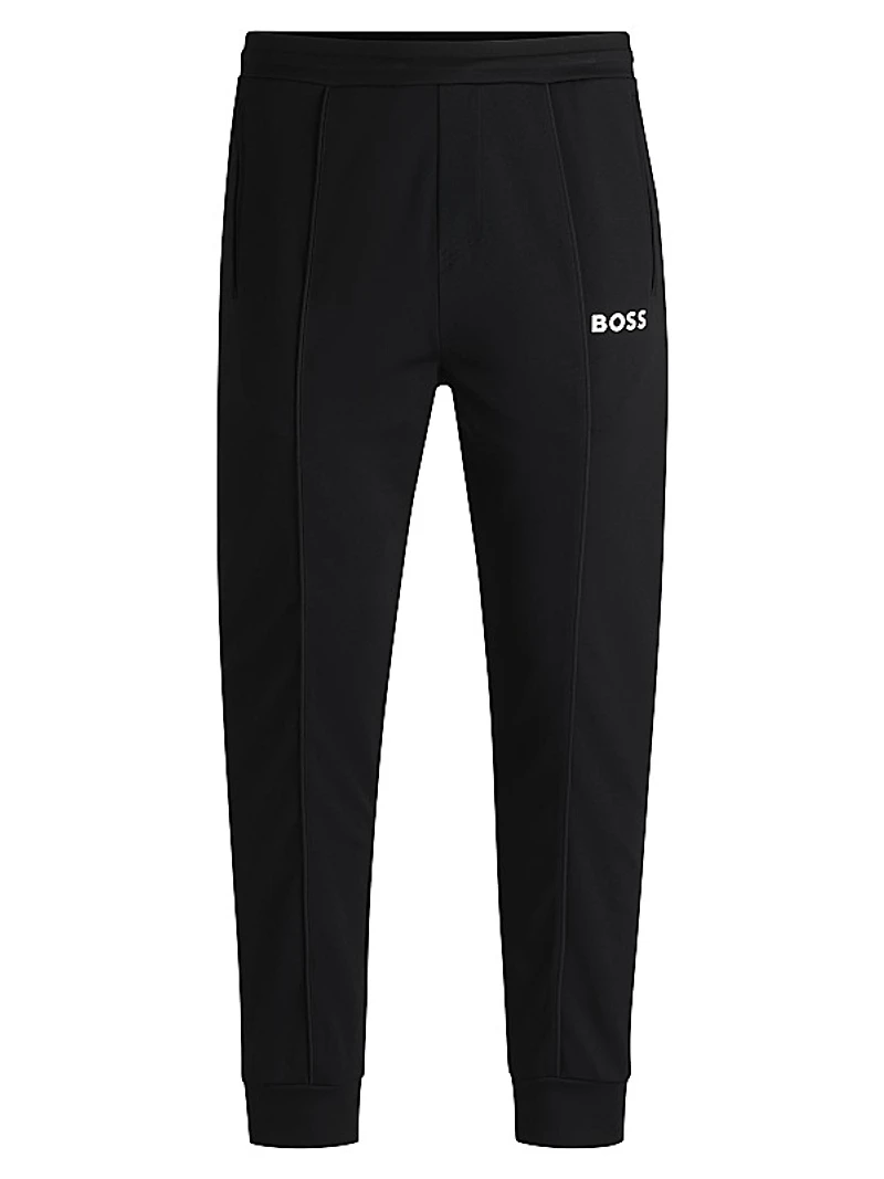 Boss x Matteo Berrettini Regular Fit Jogger Trousers with Logo Detail