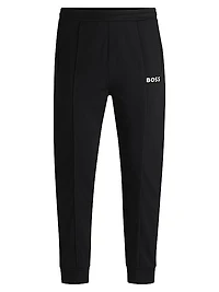 Boss x Matteo Berrettini Regular Fit Jogger Trousers with Logo Detail