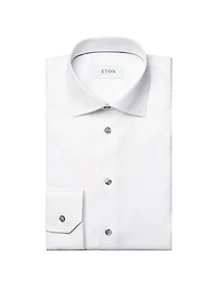 Cotton-Twill Contemporary-Fit Dress Shirt