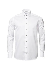 Cotton-Twill Contemporary-Fit Dress Shirt