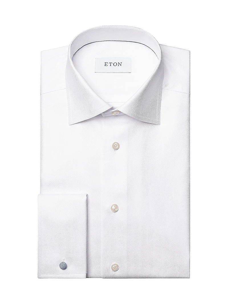Cotton-Twill Contemporary-Fit Dress Shirt