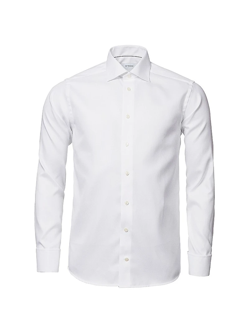 Cotton-Twill Contemporary-Fit Dress Shirt
