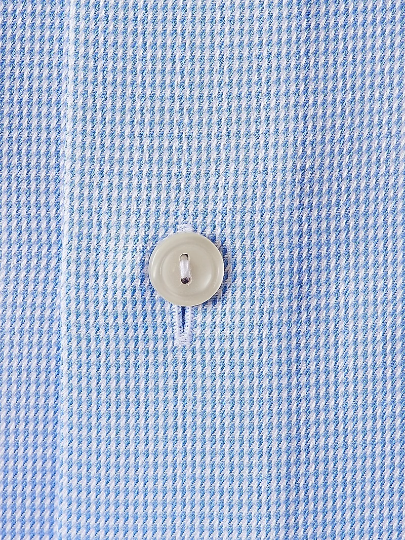 Contemporary-Fit Houndstooth Cotton Shirt