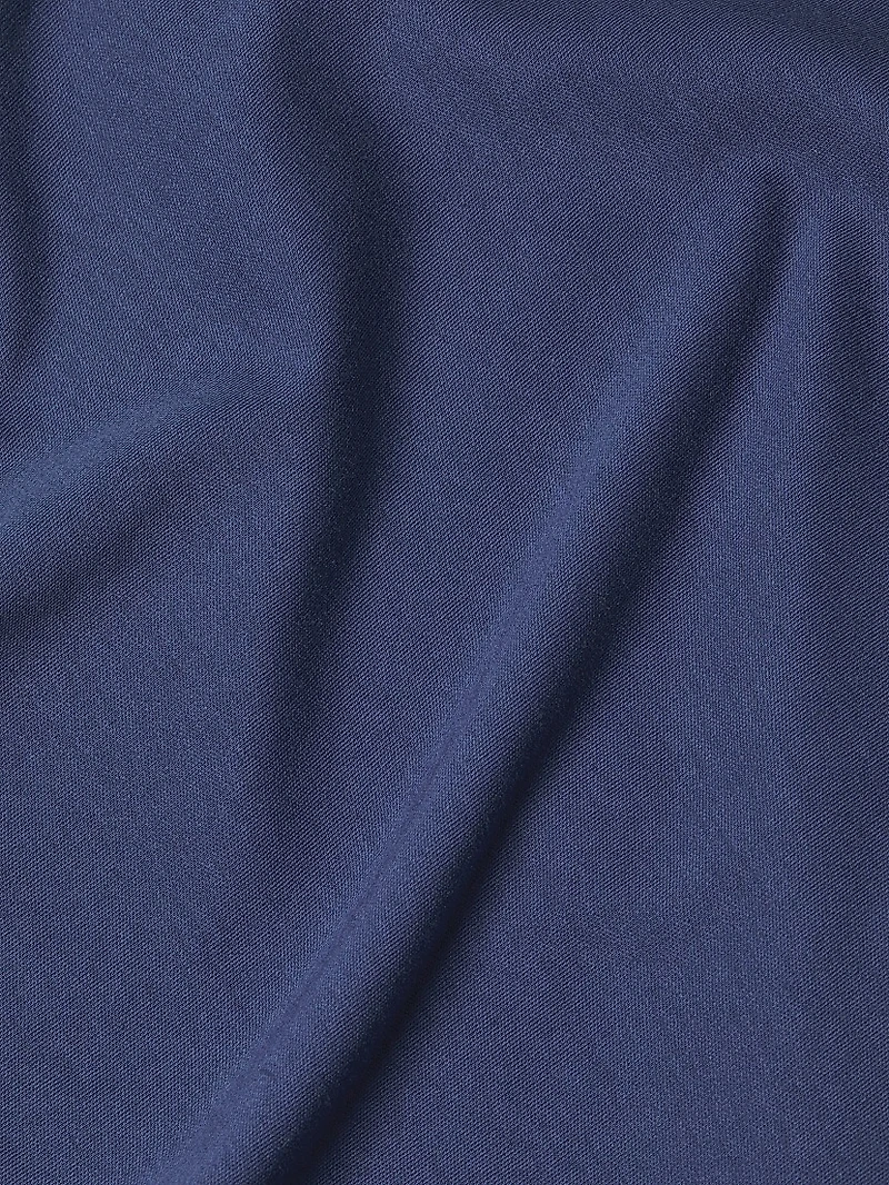 Tipped Collar Jersey Polo Shirt