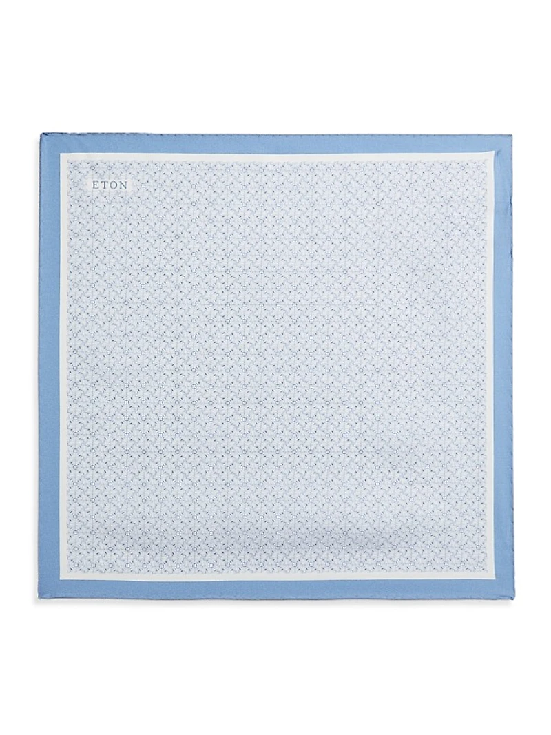 Geometric Silk Pocket Square