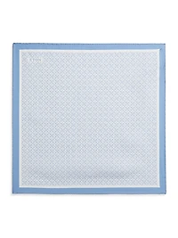 Geometric Silk Pocket Square