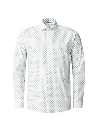 Contemporary-Fit Palm Tree Print Shirt