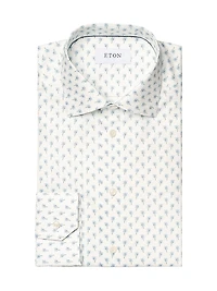 Contemporary-Fit Palm Tree Print Shirt