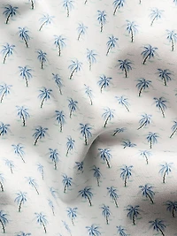 Contemporary-Fit Palm Tree Print Shirt