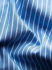 Contemporary-Fit Striped Cotton-Silk Shirt