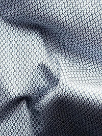 Contemporary-Fit Micro Print Button-Front Shirt