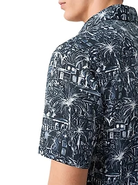 Slim-Fit Garden Linen Shirt