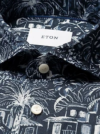 Slim-Fit Garden Linen Shirt