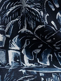 Slim-Fit Garden Linen Shirt