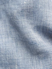 Slim-Fit Solid Linen Shirt