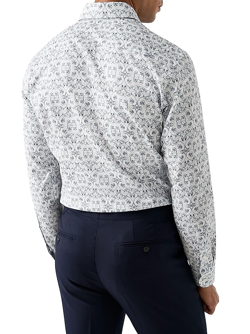 Elevated Contemporary-Fit Floral Shirt