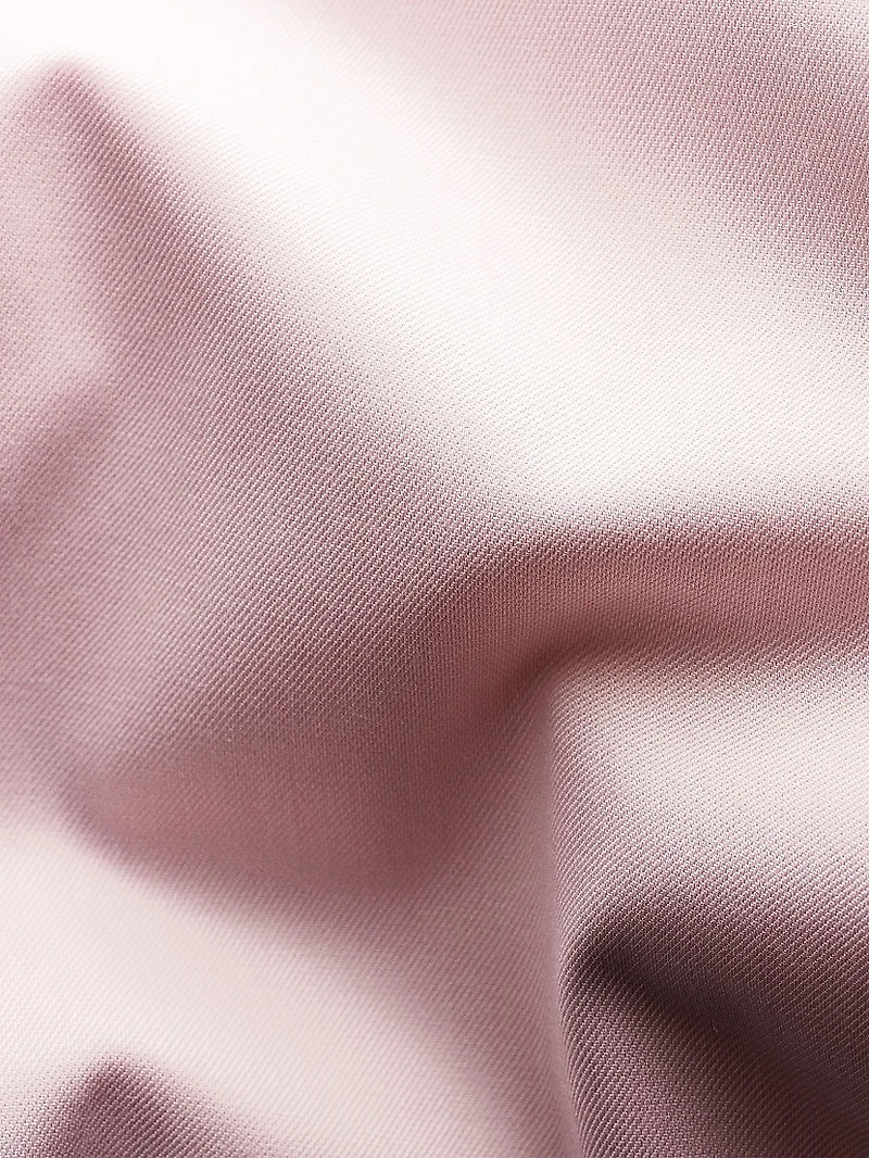 Contemporary-Fit Solid Cotton-Blend Button-Front Shirt