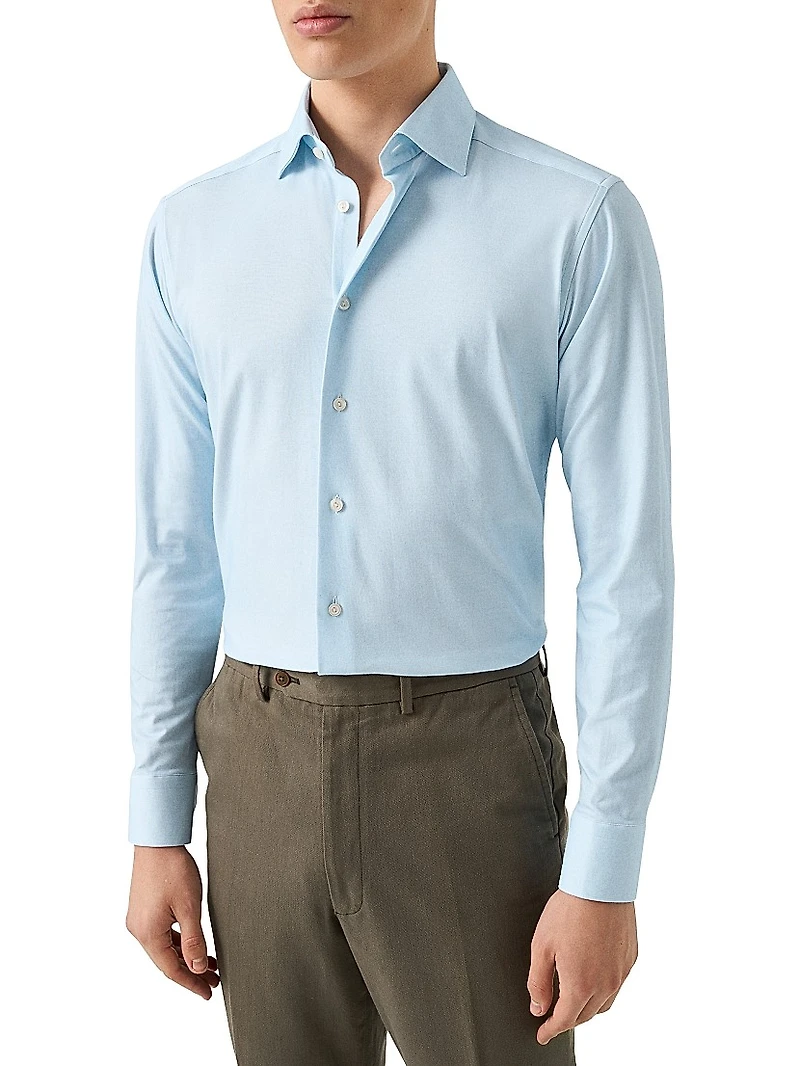 Slim-Fit 4Flex Stretch-Cotton Shirt