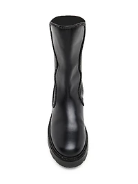 Crystal Decorated Combat Boots