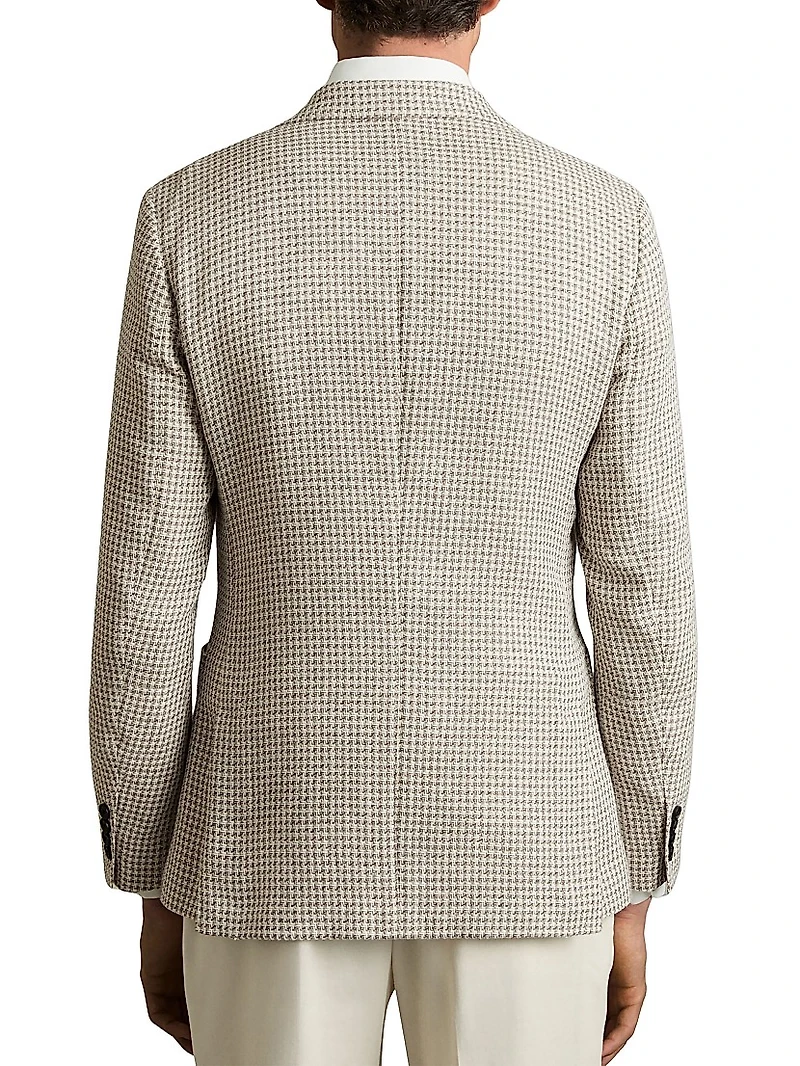 Vitale Herringbone Cotton-Linen Sportcoat