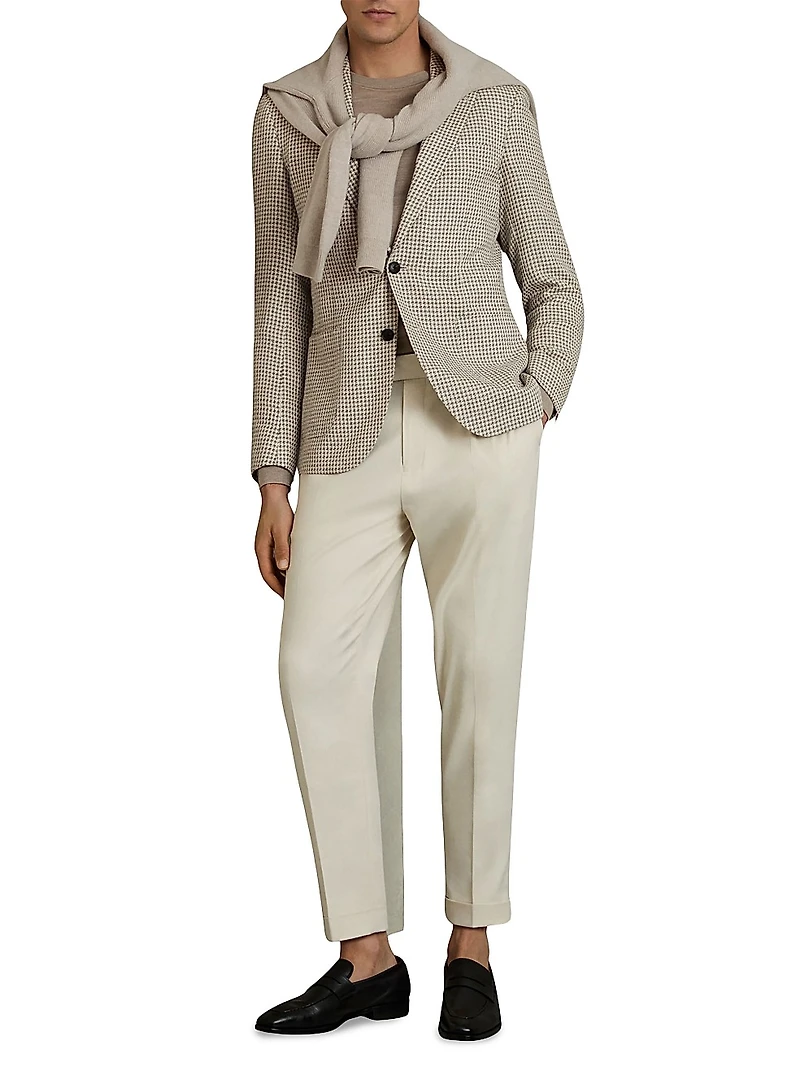 Vitale Herringbone Cotton-Linen Sportcoat