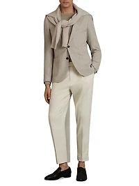 Vitale Herringbone Cotton-Linen Sportcoat