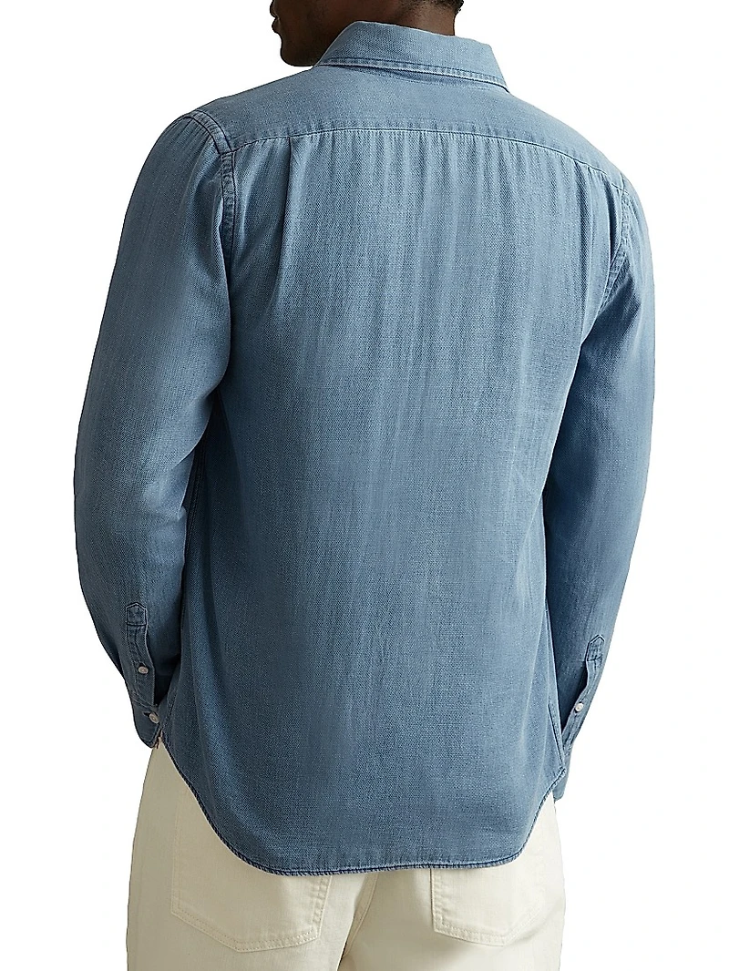 Minoa Cotton Button-Down Shirt