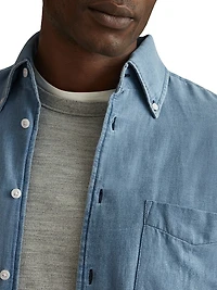 Minoa Cotton Button-Down Shirt