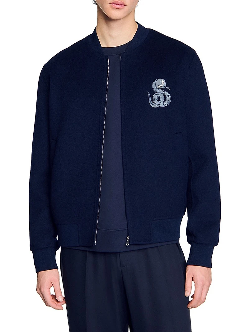 Snake Zip-Up Jacket