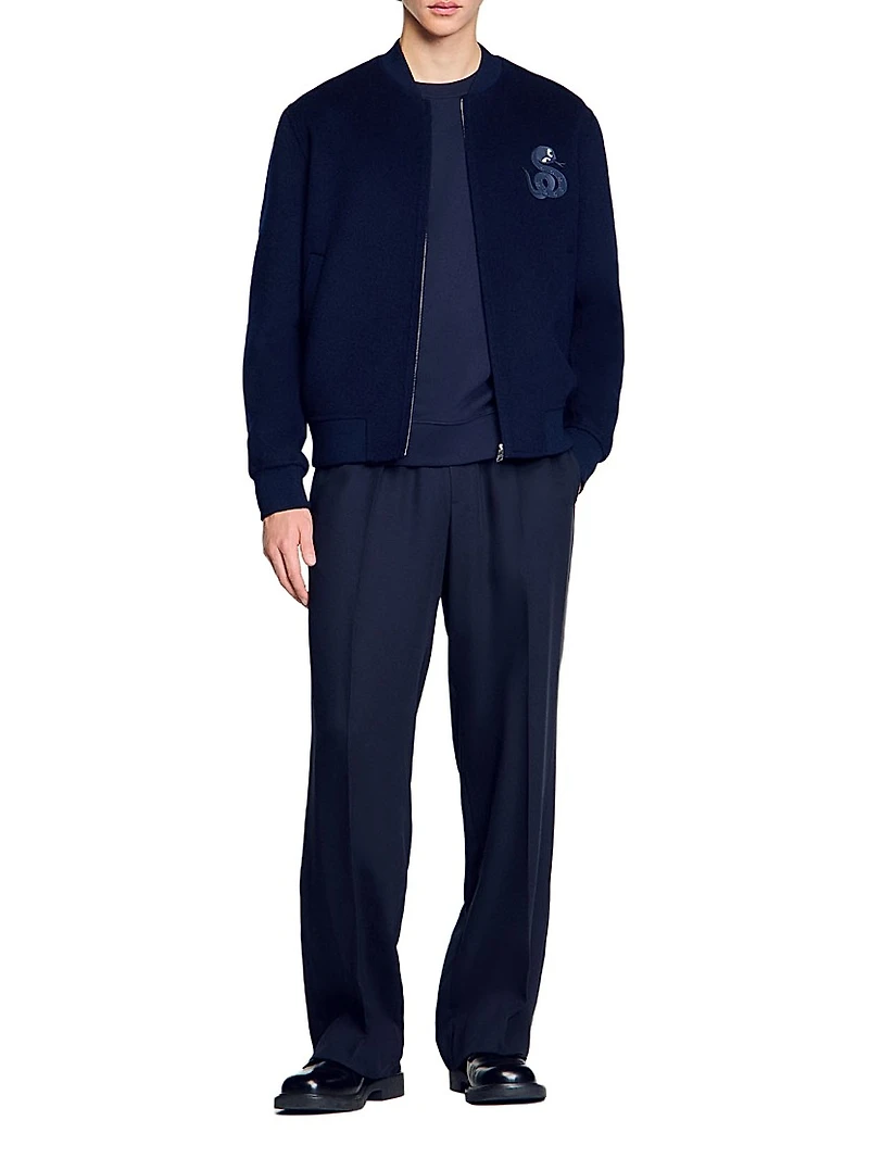 Snake Zip-Up Jacket