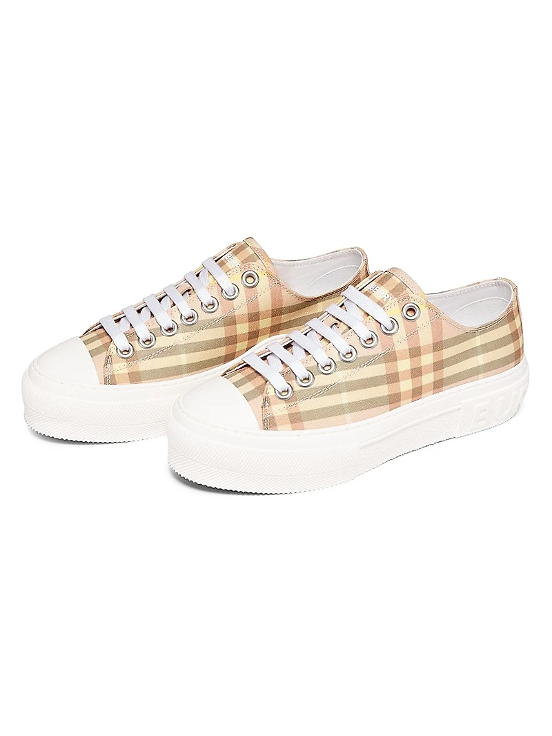 Check Low-Top Sneakers