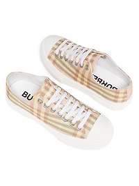 Check Low-Top Sneakers