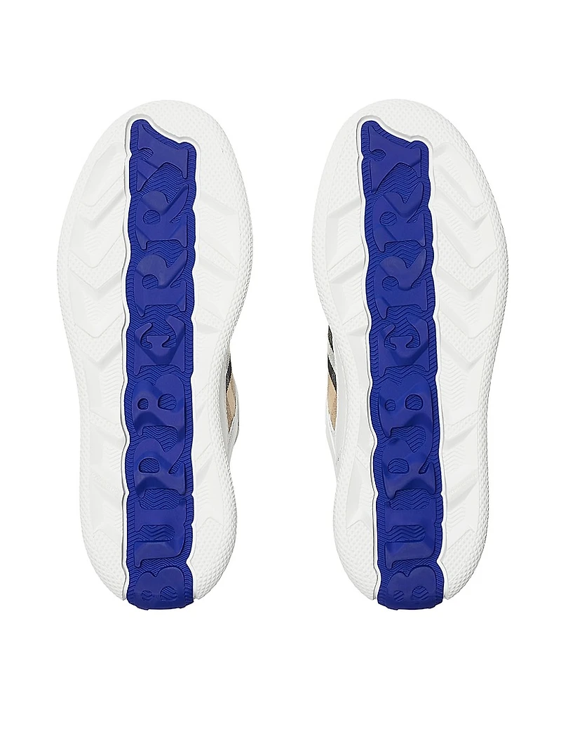 Terrace Check Low-Top Sneakers