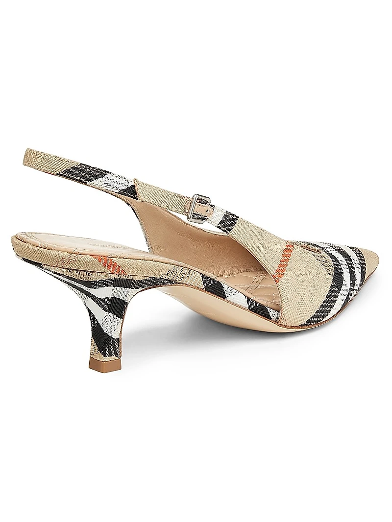 Check Birdie 55MM Slingback Pumps