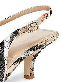 Check Birdie 55MM Slingback Pumps