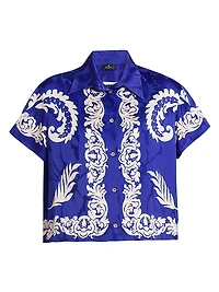 Paisley Satin Blouse